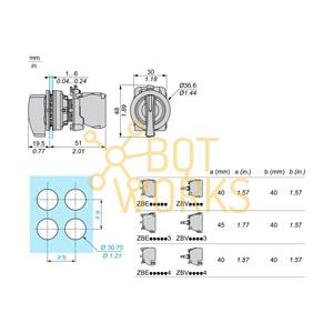ชไนเดอร์ อิเล็คทริค ZB5FJ4 - ใหม่ - Product Image 1
