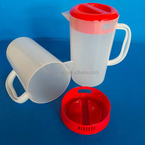 Grande bouteille d'eau en plastique de <span class=keywords><strong>2</strong></span> <span class=keywords><strong>litres</strong></span> avec poignée et couvercle à échelles givrées - Product Image 3