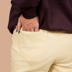 Jeggings pour femmes OEM, mélange de coton doux, mode, confortables, coupe ajustée, vêtements décontractés, jeggings extensibles pour femmes, pantalon jeggings personnalisé pour femmes - Product Image 4