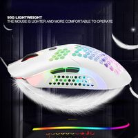 Souris de jeu ergonomique sans fil BM600 avec capteur laser Éclairage RVB Multi-Mode 2.4GHz sans fil en stock