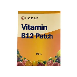 Customized formula and materials for Energy Boost Vitamin B12 patch vitamin d pads