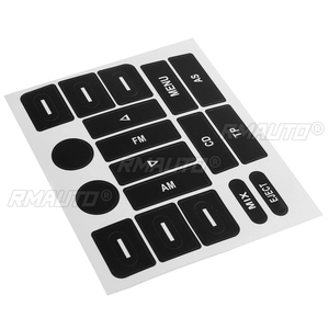 สติ๊กเกอร์ซ่อมปุ่มวิทยุรถยนต์รุ่นใหม่ MK5 สำหรับวิทยุ FM สำหรับรถยนต์ VW Golf MK5 และ Passat - Product Image 2
