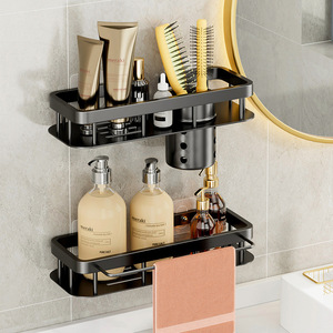 <span class=keywords><strong>Estante</strong></span> organizador de cocina OEM, almacenamiento de esquina de utilidad picante, <span class=keywords><strong>estante</strong></span> de acero al carbono montado en la pared para uso en el baño, diseño de fábrica - Product Image 1