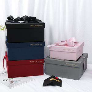 paper kraft with clear pvc window paper boxes packaging paper gift box