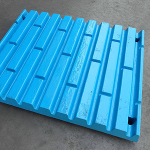 New Made Taiwan Fong Chuan Brand <b>Mining</b> Stone Metal Casting Metallurgy <b>Machinery</b> Parts Crusher Fixed Jaw Plate - Product Image 2