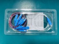 Divisores de Fibra Óptica PLC de Tubo de Acero Mini, 1x 2 4 8 16 32 Conectores SC/APC, Cable de 0.9mm, Divisores FTTH para Redes 3G/5G