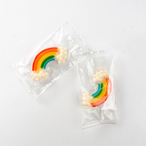 Caramelle Gommose a Forma <span class=keywords><strong>di</strong></span> <span class=keywords><strong>Nuvola</strong></span> Arcobaleno Carine, Confezionate Singolarmente, Gusto Frutta, Personalizzabili OEM, Etichetta Privata, Vendita all'Ingrosso - Product Image 1