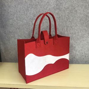 Maxfree Handbag Felt <b>Bag</b> Carved <b>Gift</b> <b>Bags</b> Handbag Grocery Reusable Felt Tote Shopping <b>Bag</b> - Product Image 1
