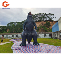 Modèle de Godzilla gonflable géant Modèle de dinosaure gonflable personnalisé Cartoon pour décoration