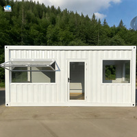 Maison mobile en conteneur préfabriquée portable de 10 pieds, 20 pieds, 30 pieds, 40 pieds pour les cafés, les dépanneurs
