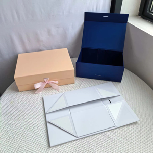 Caja de Regalo Plegable de Papel de Lujo con Logotipo Personalizado, Cinta y Cierre Magnético para Empaque de Regalos - Product Image 5