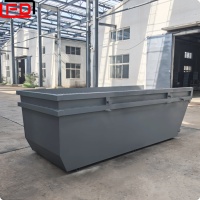 Bacs à sauter de construction extérieure | Benne à ordures en acier Q235 de 6 m³