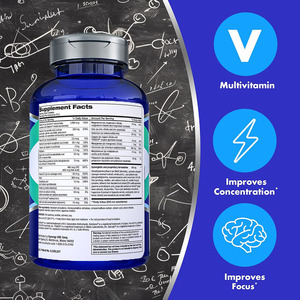 Comprimés multivitaminés de haute qualité à marque privée favorisant la mémoire, la concentration et la concentration d'attention, fournissant des nutriments pour le cerveau. - Product Image 2