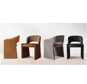 Phong cách hiện đại Da ăn uống bên ghế sang trọng phòng ăn armless ghế - Product Image 4