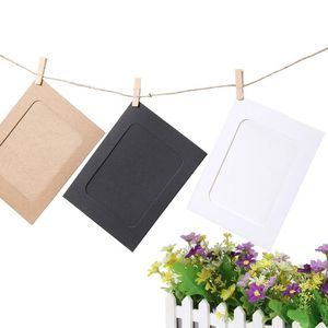 10 Pezzi Cornice Portafoto Fai-da-Te in Legno, Clip <span class=keywords><strong>per</strong></span> Carta, Decorazione da Parete <span class=keywords><strong>per</strong></span> Matrimoni, Feste di <span class=keywords><strong>Laurea</strong></span>, Accessori <span class=keywords><strong>per</strong></span> Photo Booth - Product Image 5