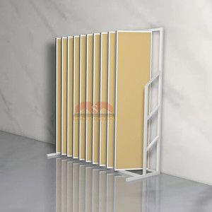 Expositor de Pared con Marco Metálico para Azulejos de Cerámica, Papel Tapiz, Pisos de Madera, Mármol, Granito, Mosaico y Piedra - Product Image 2