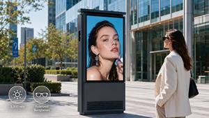 Pantalla Digital LCD para Exteriores de 49 Pulgadas, 3000nits, IP66 Impermeable, Ultra Delgada, con Película UV, Reproductor de Publicidad, Kiosco - Product Image 5