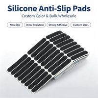 Patins en silicone auto-adhésifs de forme personnalisée, antidérapants, étanches et résistants à la température, pour pieds de meubles