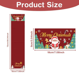 Sobre Rojo Plegable con Diseño de Santa Claus, Estampado en Caliente, Premium 2026, Personalizable, para Billetes de Dólar Estadounidense - Product Image 2