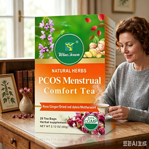 Wins Town OEM Tisane bien-être féminin pour le confort <span class=keywords><strong>menstruel</strong></span> et le soutien du <span class=keywords><strong>cycle</strong></span>, Mélange d'herbes naturelles pour l'équilibre quotidien - Product Image 1