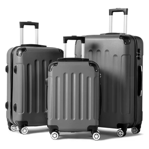 Juego de equipaje de ABS de lado duro de 3 piezas de bajo precio, Maleta de viaje ligera con rueda giratoria para hombres y mujeres, venta al por mayor, OEM/ODM - Product Image 5