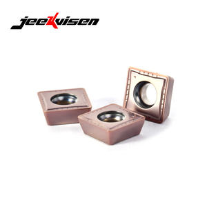 Inserto de corte cuadrado de carburo cementado de súper dureza Jeekvisen SPMG140512-PG JA215P para torneado CNC y taladro en U - Product Image 3