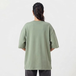 <b>Women's</b> Oversized <b>Loose</b> Fit 100% Cotton Breathable Summer Streetwear Short Sleeve Sports T-<b>Shirt</b> <b>for</b> <b>women</b> with OEM ODM - Product Image 4