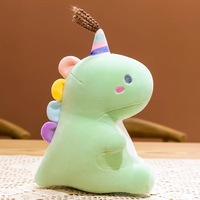 Boneka Dinosaurus Unicorn Pink Lembut, Mainan Boneka Isi Dakron, Bantal Berduri Pelangi, Hadiah Arcade Pusat Perbelanjaan, Penjualan Langsung Berkualitas, USB