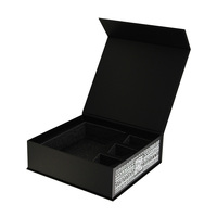 Nouvelle conception, boîte magnétique de style livre avec logo personnalisé, emballage recyclable, boîte cadeau rigide en carton gaufré de luxe pour bijoux