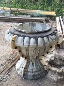 Fabrika doğrudan satış çimento kalıplama beton ekici saksı kalıpları büyük bahçe plastik kalıp beton yuvarlak saksı kalıp - Product Image 5