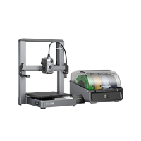 Imprimante 3D Creality CFS Hi Hi Combo avec nivellement automatique du plateau, extrudeur entièrement métallique, vitesse de 500 mm/s et accélération maximale de 12000 mm/s², impression rapide