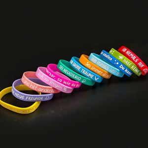 Bracelets en silicone religieux en gros, colorés, inspirants, chrétiens, en caoutchouc, pour hommes et femmes, cadeaux - Product Image 4
