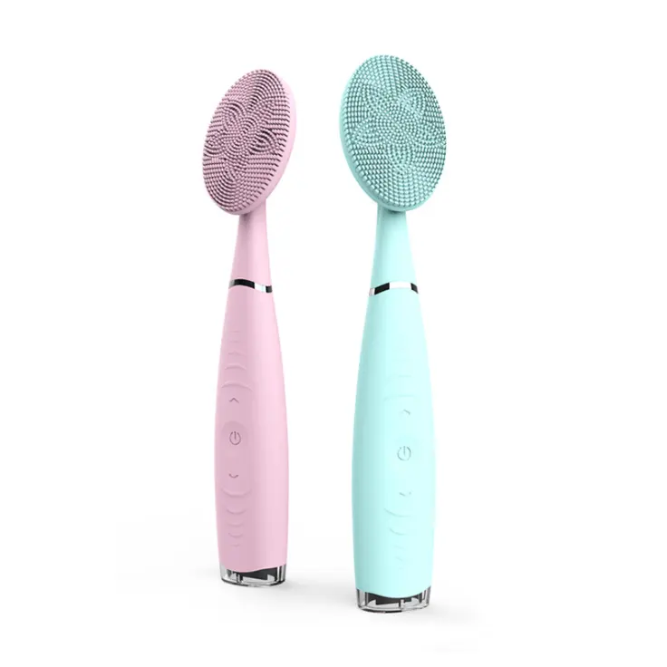JOSUNN Custom Logo Electric Rechargeable Face Cleanser Deep Cleansing Facial Silicone Skin Care Tool Electric Facial Cleanser