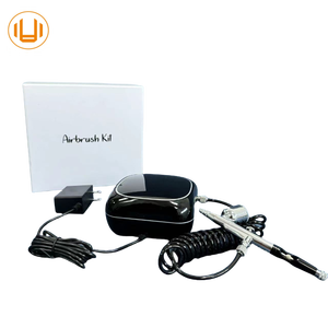 <span class=keywords><strong>Aérographe</strong></span> double action avec compresseur à arrêt automatique 30 psi, pistolet de pulvérisation pour maquillage, peinture à ongles, tatouage, corps, gâteaux, <span class=keywords><strong>voiture</strong></span>, barbier - Product Image 2