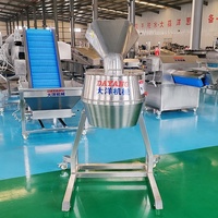Machine à découper les chips de croustilles de manioc et d'oignon DY en acier inoxydable, capacité 3000 kg/h, pour chips ondulées