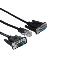 Câble Série Mâle Simcom DB15 Coaxial Fibre Optique Blindé Gaine PVC Moniteur Projecteur RS232 RJ11 4P4C Microphone