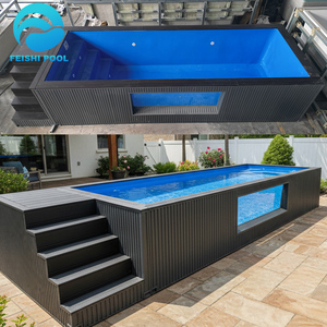 <span class=keywords><strong>Piscine</strong></span> familiale de grande taille, spa jacuzzi, <span class=keywords><strong>piscine</strong></span> hors sol en fibre de verre FRP, <span class=keywords><strong>piscine</strong></span> extérieure de 20 pieds, <span class=keywords><strong>piscine</strong></span> préfabriquée en conteneur de 40 pieds - Product Image 3