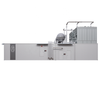 Centre de données préfabriqué en conteneur de 40 pieds refroidi par liquide avec système de refroidissement hybride air/liquide pour l'informatique GPU IA