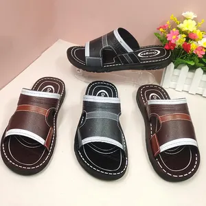 Custom Low Price Wholesale Male Home Slippers Hot Sale Anti-slip Comfortable Beach Shoes For Men