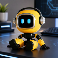 Robot jouet à commande vocale, robot interactif IA, 37 langues, robot éducatif intelligent avec WiFi rechargeable, cadeau pour enfants