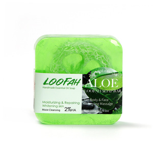 Jabón Artesanal de Lufa de Lavanda con Aromaterapia de Rosas, Hidratante <span class=keywords><strong>y</strong></span> Control de Grasa - Product Image 6
