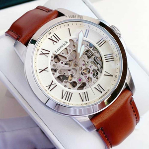 นาฬิกาข้อมือผู้ชาย FS <span class=keywords><strong>ME3099</strong></span> รุ่นหรูหรา คลาสสิก ระบบอัตโนมัติ คุณภาพสูง เข็มเรืองแสง หน้าปัดใหญ่ กันน้ำ 50 เมตร สายหนัง - Product Image 1