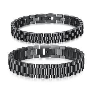 Haute Qualité En Acier Inoxydable Hommes Mode Montre Bracelet Bracelet Rappeur <span class=keywords><strong>Bijoux</strong></span> Hommes Lien Chaîne Bracelet Personnalisé - Product Image 2