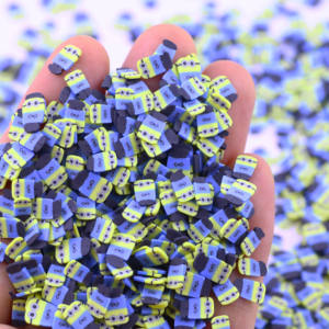 Figuras de personajes de bolas de animales, rodajas de <span class=keywords><strong>arcilla</strong></span> polimérica, animales amarillos para limo, manualidades, arte de uñas, juguetes para niños, Vasos - Product Image 5