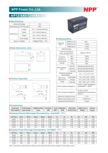 แบตเตอรี่เจลตะกั่ว-กรด 12V9AH เป็นมิตรกับสิ่งแวดล้อม คายประจุเองได้น้อย เหมาะสำหรับระบบสำรองไฟ (<span class=keywords><strong>UPS</strong></span>) พลังงานทดแทน และระบบ IoT - Product Image 3