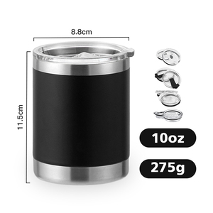 Vaso Térmico Personalizado con Logotipo, de Alta Calidad, 10 oz, Doble Pared, Aislamiento al Vacío, Acero Inoxidable, Recubrimiento en Polvo, Ecológico, Regalo Empresarial - Product Image 5