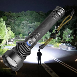 High <strong>Power</strong> XHP70.2 USB Rechargeable Telescopic Zoomable <strong>Power</strong> Display LED Flashlights 5000 Lumen Hand <strong>Torch</strong> Light - Product Image 1