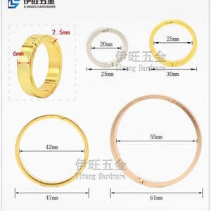 YIWANG Loose Leaf <b>Binder</b> Rings Gold Metal Book Ring <b>Binder</b> Clips for <b>Notebook</b> MEMO - Product Image 3