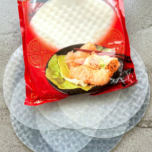 Papier de riz vietnamien (galettes de riz) 16cm/18cm/22cm OEM pour rouleaux de printemps |   Sain et végétalien, sans gluten - Product Image 3
