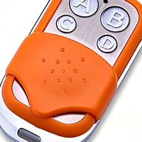 Control Remoto Universal Inalámbrico de 433MHz con Código Fijo, 4 Botones A/B/C/D, Cubierta Protectora Deslizante de Plástico para Puerta Automática y Puerta de Garaje